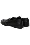 Shop_Mondarro_Black Studded Zinobi Horsebit Buckle Vegan Leather Loafers  _Online_at_Aza_Fashions