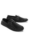 Buy_Mondarro_Black Endor Textured Shoes_at_Aza_Fashions