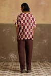 Shop_Cord_Brown Linen Solid Kahlo Trouser _at_Aza_Fashions