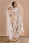 Buy_Gulabo Jaipur_White Cotton Block Printed Floral Round Shriya Kurta Set _at_Aza_Fashions