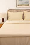 House This_Beige Cotton Plain Ginger Duvet Cover _Online_at_Aza_Fashions