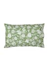 House This_Green Cotton Printed Genda Phool Bedsheet Set_at_Aza_Fashions