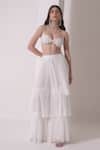 Shwetanga_White Mukaish Net Embellished Pearls Sweetheart Neck Bustier Sharara Set_Online_at_Aza_Fashions