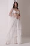 Shop_Shwetanga_White Mukaish Net Embellished Pearls Sweetheart Neck Bustier Sharara Set_Online_at_Aza_Fashions