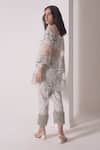Shwetanga_White Crepe Embellished Sequin Round Wave Patch Work Kurta With Pant _Online_at_Aza_Fashions