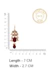 Buy_Neeta Boochra_Gold Plated Kundan Carved Embellished Earrings _Online_at_Aza_Fashions