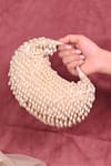 House of Kosha_Ivory Embellished Jae Beaded Bag _Online_at_Aza_Fashions