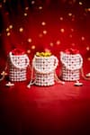 Shop_House Of Kosha_White Pearls Avana Embellished Mini Bucket Bag - Single Pc _at_Aza_Fashions