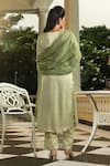 Shop Dohr India Green Modal, Cotton, Silk Sequins, Kimaya Floral Print Kurta Pant Set at Aza Fashions Shop_Dohr India_Green Modal, Cotton, Silk Sequins, Kimaya Floral Print Kurta Pant Set _at_Aza_Fashions