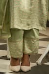 Buy Dohr India Green Modal, Cotton, Silk Sequins, Kimaya Floral Print Kurta Pant Set Online at Aza Fashions Buy_Dohr India_Green Modal, Cotton, Silk Sequins, Kimaya Floral Print Kurta Pant Set _Online_at_Aza_Fashions