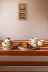 Buy_Label Reyya_Off White Ceramic Sicily Tea Set_at_Aza_Fashions