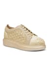 Anaar Gold Phooljhadi Embroidered Sneakers Online at Aza Fashions Anaar_Gold Phooljhadi Embroidered Sneakers _Online_at_Aza_Fashions