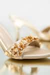 Buy_Signature Sole_Gold Hand Embroidery Butterfly Strap Heels _Online_at_Aza_Fashions
