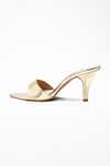 Buy_Signature Sole_Gold Mirror Finished Pointed Toe Heels _Online_at_Aza_Fashions
