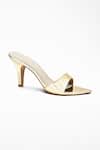 Buy_Signature Sole_Gold Mirror Finished Pointed Toe Heels _at_Aza_Fashions