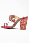 Buy_Signature Sole_Pink Embroidered Open Toe Block Heels _Online_at_Aza_Fashions