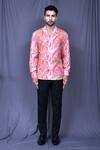 Arihant Rai Sinha_Multi Color Cotton Abstract Floral Print Shirt _Online_at_Aza_Fashions