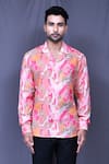 Buy_Arihant Rai Sinha_Multi Color Cotton Abstract Floral Print Shirt _Online_at_Aza_Fashions