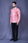 Shop_Arihant Rai Sinha_Multi Color Cotton Abstract Floral Print Shirt _Online_at_Aza_Fashions