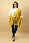 Shop_Modarta_Yellow Pashmina Floral Basket Embroidered Shawl _at_Aza_Fashions