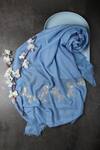 Shop_Modarta_Blue Swarovski Crystal Embellished Stole _at_Aza_Fashions