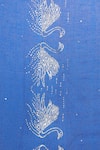 Buy_MODARTA_Blue Embellished Swarovski Swan Shawl 