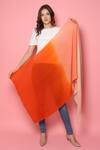 Modarta_Orange Shaded Pashmina Stole _Online_at_Aza_Fashions
