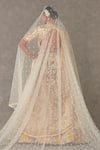 Shop_Masaba_Ivory Lehenga And Blouse Raw Silk Embellished Anar Phool Embroidered Bridal Set _at_Aza_Fashions