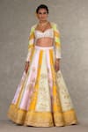 Buy_Masaba_Pink Lehenga And Blouse Raw Silk Embellished Dori Nimbu Mirchi Embroidered Set _Online_at_Aza_Fashions