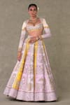 Shop_Masaba_Pink Lehenga And Blouse Raw Silk Embellished Dori Kasata Embroidered Set _Online_at_Aza_Fashions