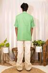 Shop_Kalakaari By Sagarika_Off White Cotton Siena Shirt And Cargo Pant Set_at_Aza_Fashions