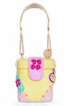 Buy_Papa Don't Preach Accessories_Multi Color Embroidery Pac Street Girls Camera Bag _at_Aza_Fashions