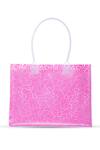 Shop_Papa Don't Preach Accessories_Pink Driving Me Crazy Printed Jelly Tote Bag_at_Aza_Fashions