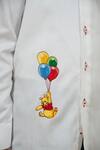 Buy_Little Boys Closet_White Cotton Satin Embroidery Winnie The Pooh Placement Shirt_Online_at_Aza_Fashions