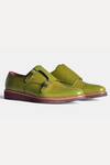Buy_Morf_Green Monk Strap Shoes_Online_at_Aza_Fashions
