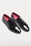 Buy_Morf_Black Patent Captoes Oxford Shoes  _at_Aza_Fashions