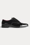 Buy_Morf_Black Patent Captoes Oxford Shoes  _Online_at_Aza_Fashions