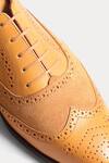 Morf_Yellow Oxford Wingtip Brogue Shoes_Online_at_Aza_Fashions
