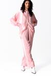 Shop_OFRIDA_Pink Cotton Silk Side Tape Collar Shirt _Online_at_Aza_Fashions