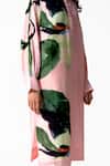 Shop_OFRIDA_Pink Cotton, Silk Round Neck Budding Bloom Print Tunic_Online_at_Aza_Fashions