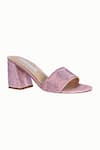 Buy_Riya Jaisinghani_Pink Embellished Alaina Crystal Heels_Online_at_Aza_Fashions
