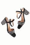 Shop_Riya Jaisinghani_Black Embellished Ava Crystal Heels _at_Aza_Fashions