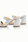 Shop_Riya Jaisinghani_Silver Embellished Kavya Crystal Satin Heels _Online_at_Aza_Fashions