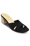 Buy_Crimzon_Black Maria Criss Cross Strap Heels _at_Aza_Fashions