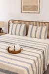 Buy_House This_Blue Cotton Woven Shivalik Bedcover _at_Aza_Fashions