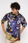 Buy_LoudLess_Multi Color Cotton Printed Space Shirt  _at_Aza_Fashions