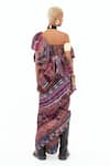 Shop_Aseem Kapoor_Multi Color Crinkle Crepe Printed Collage Roxxana Ruffle Dress _at_Aza_Fashions