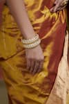 Buy_Dressfolk_Yellow Handloom Silk Kadambari Maheshwari Saree _Online_at_Aza_Fashions