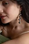 Buy_Do Taara_Grey Pearl Drop Danglers _at_Aza_Fashions