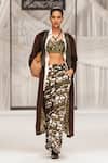 Buy_Rara Avis_Multi Color Faux Fur Cotton Printed Camouflage Flared Pant_at_Aza_Fashions